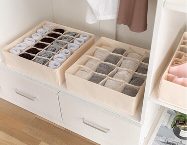 Коробка-органайзер для зберігання нижньої білизни, на 16 комірок Vialex