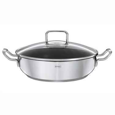 Сковорода сервірувальна зі скляною кришкою 28 см Rosle