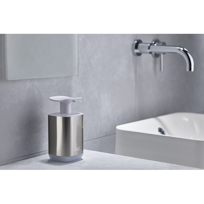 Диспенсер для мила, 7,5 х 15,9 х 7,5 см, металік Presto Steel Joseph Joseph