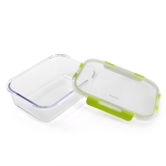 Контейнер з кришкою Fissman 22x16х7 см / 1400 мл (6496)