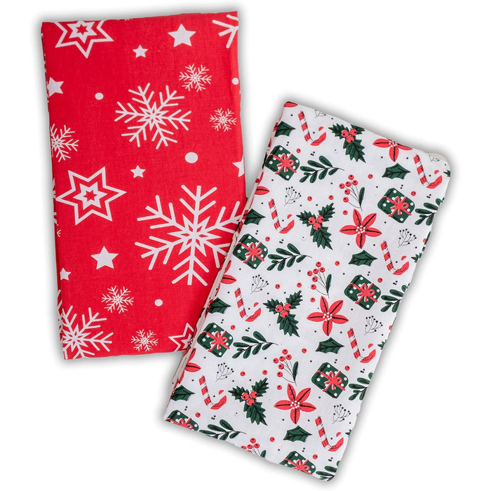 Набір з 2 різдвяних кухонних рушників 70 x 50 см Homy Textiles