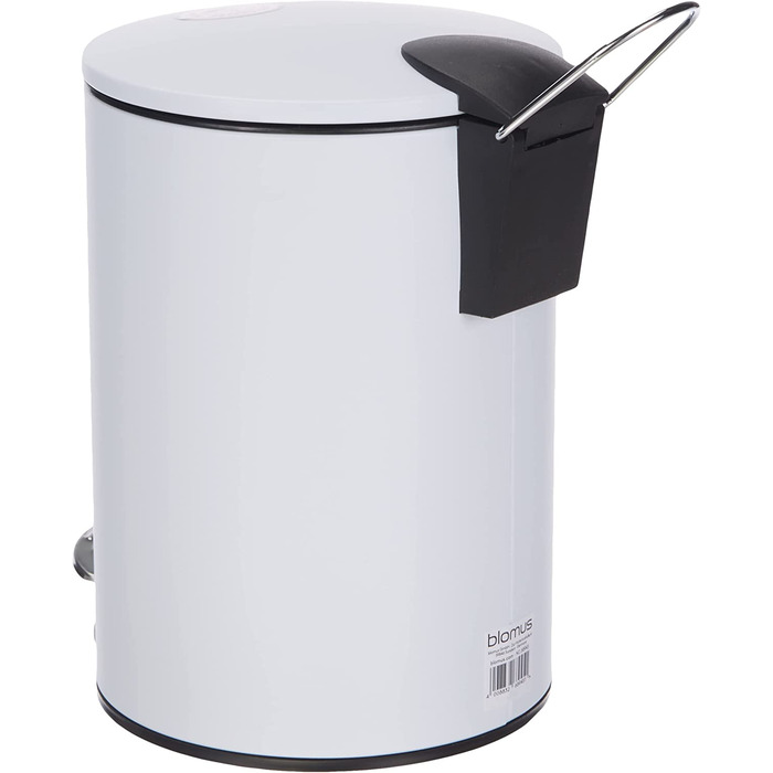 Відро для сміття з педаллю 3 л біле Tubo Blomus