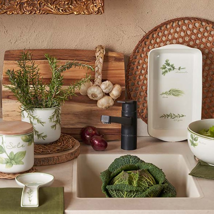 Форма для запекания прямоугольная La Porcellana Bianca COLTIVIA, фарфор, 25,5 х 14,5 х 4,5 см