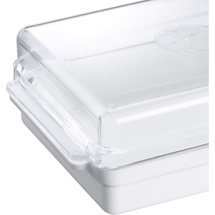 Маслянка Westmark - Ідеально підходить для сервірування та зберігання - Можна мити в посудомийній машині - Спеціальне полегшення для безпечного захоплення (традиційне, одинарне)