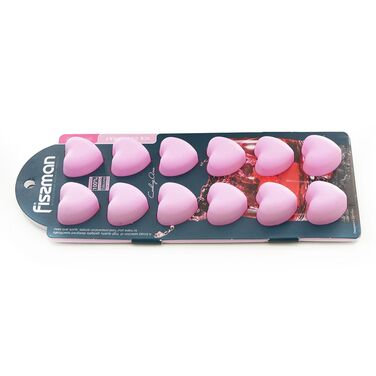 Форма для льда и шоколада Fissman 12 ячеек Серденькая 22x9x2,5 см (6696)