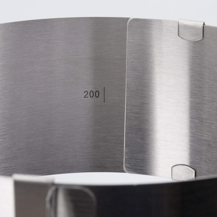 Кольцо для торта Westmark, очень высокое, Ø 16 30 см переменное, нержавеющая сталь, серебристый, 31312260 одинарное кольцо для торта высота 8,5 см