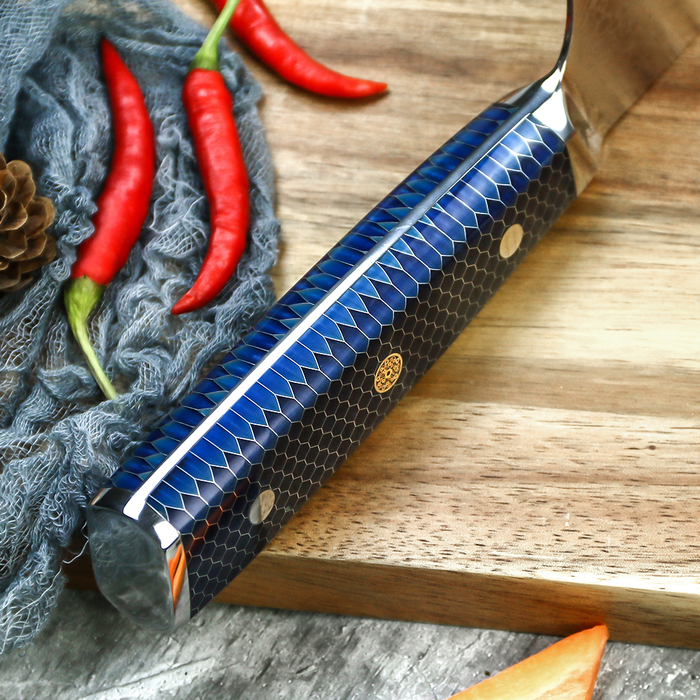 Профессиональный нож шеф повара из дамасской стали GRILLI 777141 Код: 012314