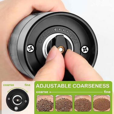 Млин для солі та перцю електричний, набір 2 предмети, нержавіюча сталь Innhom