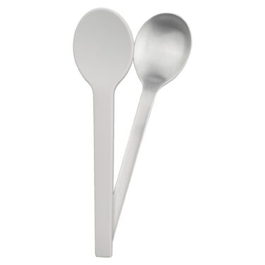 Харчовий контейнер 600 мл з ложкою, нержавіюча сталь, кремовий колір Thermo Plus Zwilling