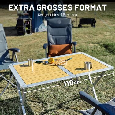 Стіл для кемпінгу 110 х 70 см TIMBER RIDGE