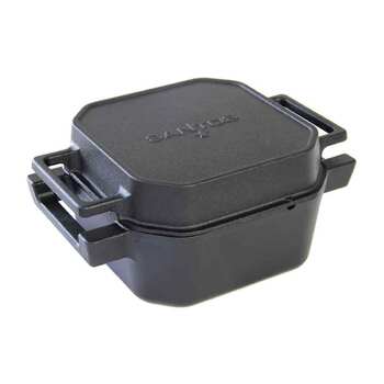 Голландська жаровня 6,5 л прямокутна без ніжок Santos