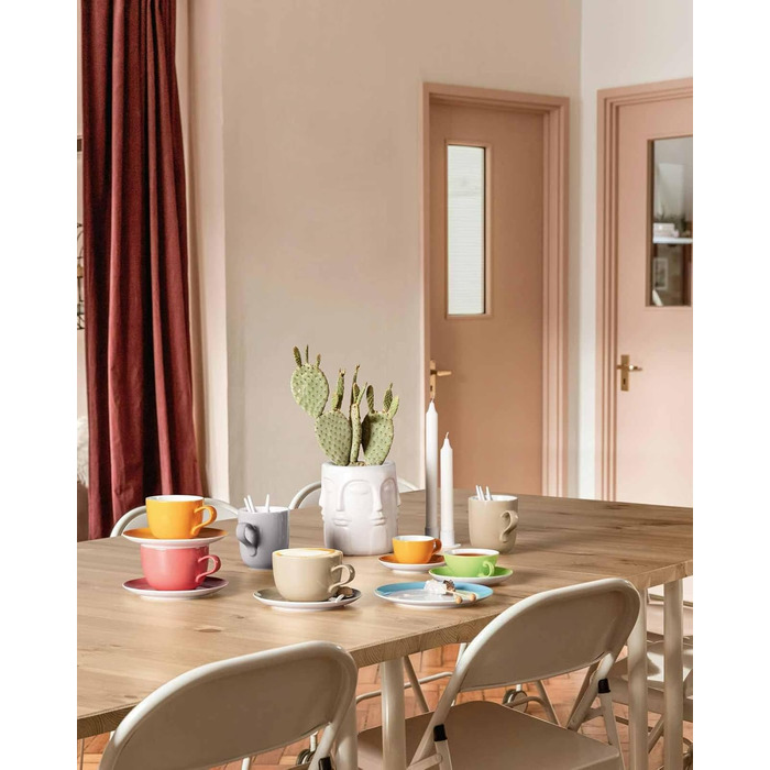 Кавовий сервіз на 6 персон, 18 предметів, помаранчевий Liberty Pure Colors Seltmann Weiden