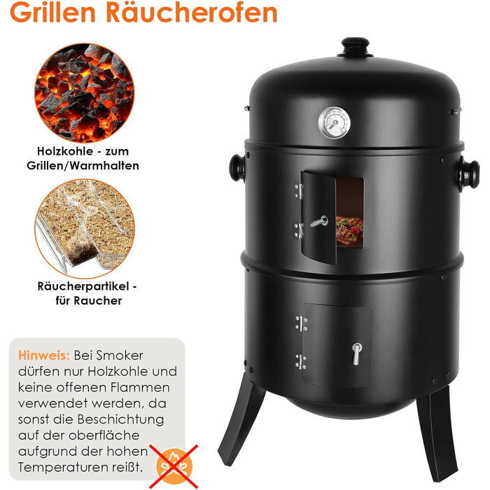 Коптильна піч 3 в 1 TLGREEN