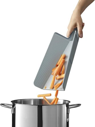 Складна обробна дошка Joseph Joseph Chop2Pot Plus з ручкою - (блідо-блакитна, велика)