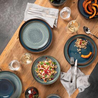 Супова тарілка 21,5 см, сіро-синя Crafted Villeroy & Boch