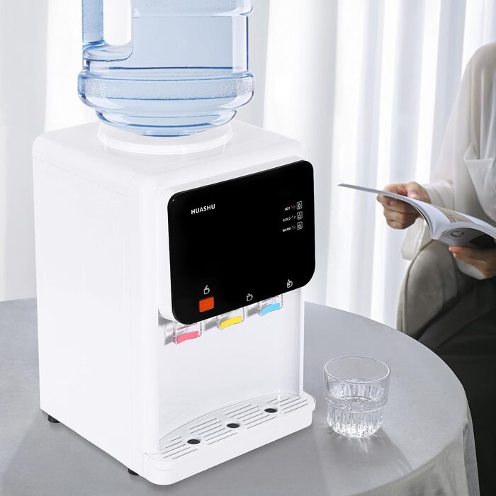 Електричний кулер для гарячої та холодної води 500 Вт білий DHQCQL