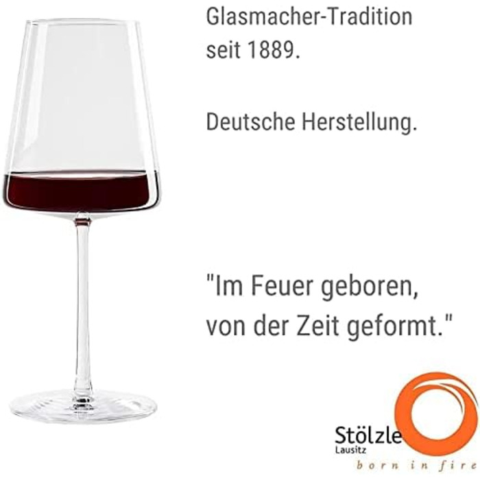 Набір келихів для червоного та білого вина из 12 шт., Power Stölzle Lausitz
