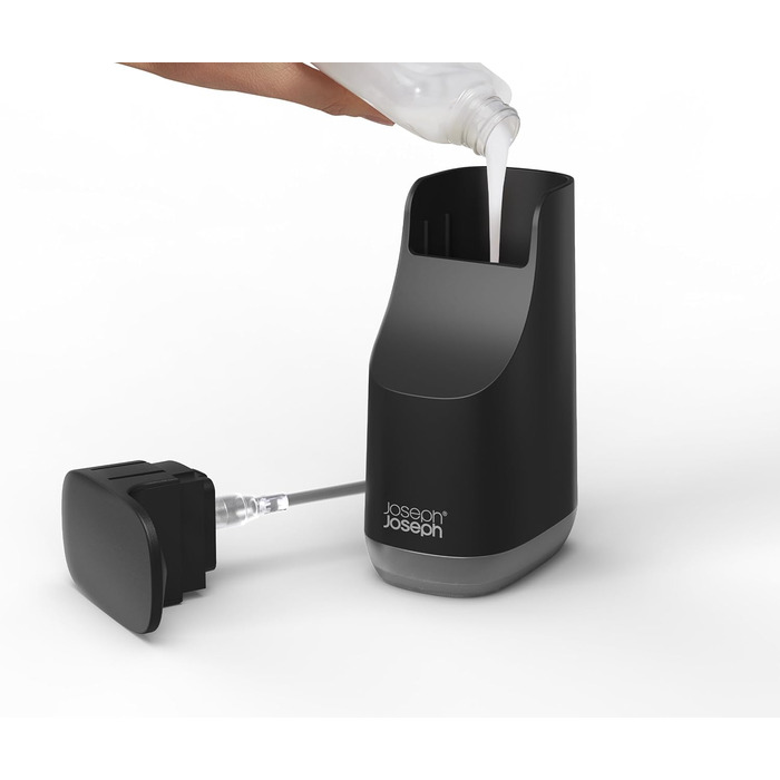 Дозатор для мыла 350 мл, матовый черный Joseph Joseph