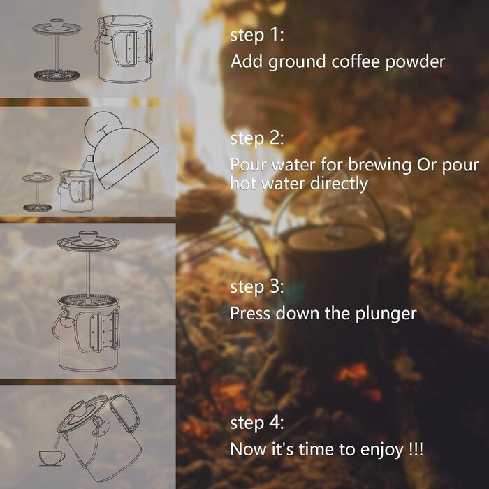 Титанова чашка для кемпінгу 750 мл Boundless Voyage