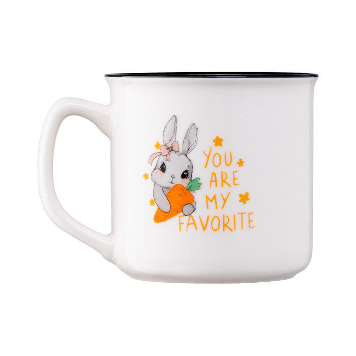 ARDESTO Cute чашка для кролика, 320 мл, фарфор