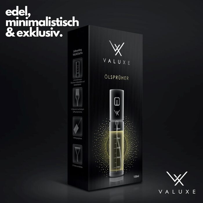 Чрезвычайно точный масляный распылитель Shiny Golden VALUXE