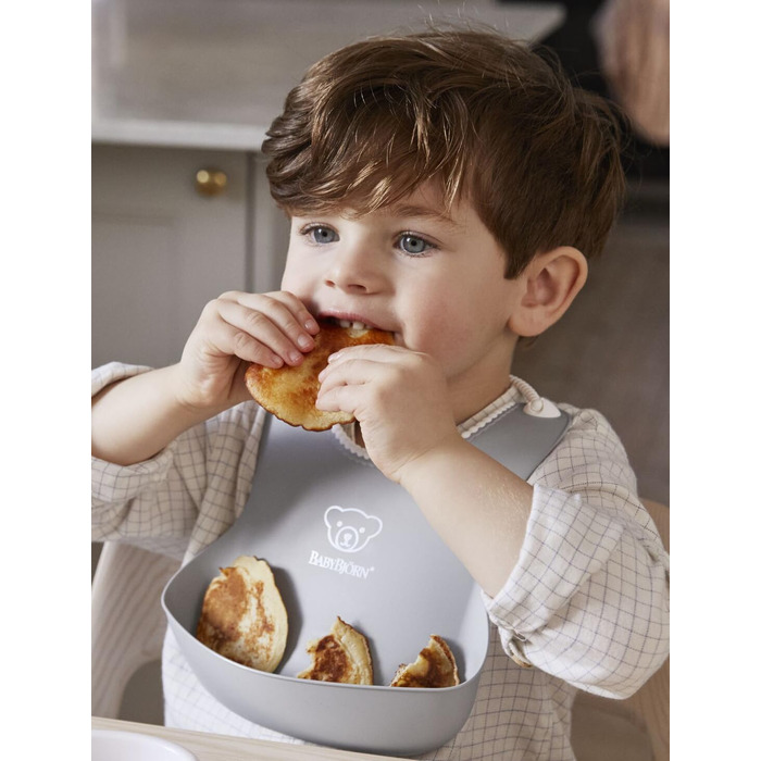 Слюнявчик для дітей, сірий BabyBjörn