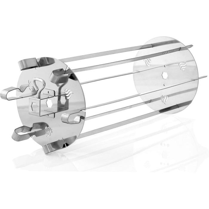 Підставка для рожна барбекю на 6 шампурів, нержавіюча сталь BBQ-Toro