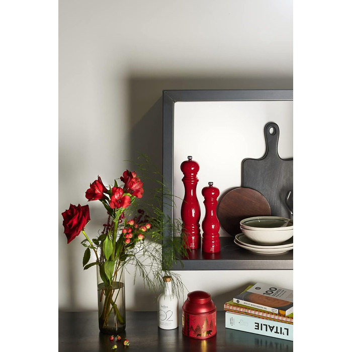 Попередньо встановлених шліфувальних приладів - Виготовлений з деревини, сертифікованої PEFC - Французьке ноу-хау - Кольори (перцевий млин, червоний лакований Passion), 22