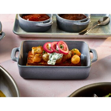 Форма прямокутна, 16х10.5х4 см, 420 мл, ефект чавуну, Graphite, GenWare