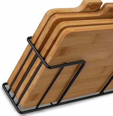 Набір із 4 дошок розділювальних з кедровою підставкою Tadar