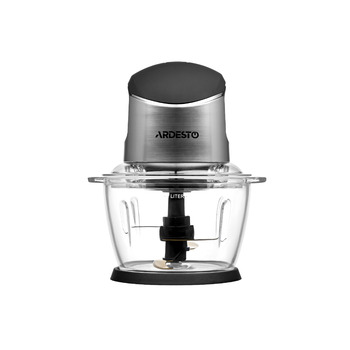 ARDESTO Измельчитель CHK-4001BR - 400Вт/1л/ покрытие soft touch/ серебр.-черный