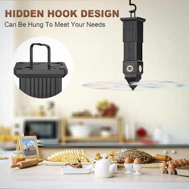 Вентилятор отпугиватель насекомых 4 шт черный bermoso