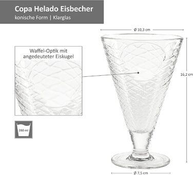 Набір креманок для морозива 6 шт. 340 мл MamboCat