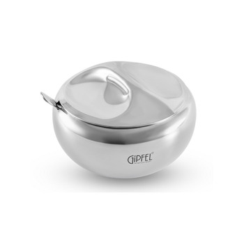 GIPFEL Сахарница с крышкой и ложкой BONJOUR, 520мл 7121 GIPFEL