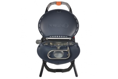 КОМПЛЕКТ Портативний переносний газовий гриль O-GRILL 600T, зелений + шланг в подарунок! Код: 011679