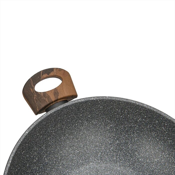 Сковорідка Fissman CAPELLA 28x8,5см / 3,5 л зі скляною кришкою алюміній з антипригарним покриттям (14959)