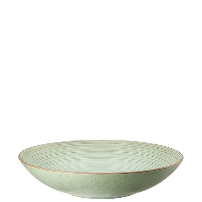 Тарелка глубокая 28 см, зеленая Nature Leaf Thomas