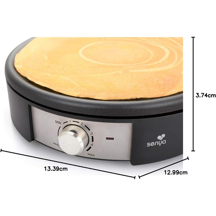Блинница электрическая 2-в-1, 30 см Senya