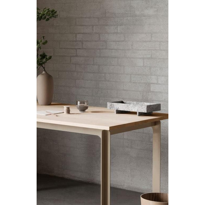 Мармуровий піднос -ABENTO- Органайзер для сервірувальних підносів 7,5x30x18 см (ДxШxВ) (66662) (7,5 x 30 x 18 см, акуляча шкіра)