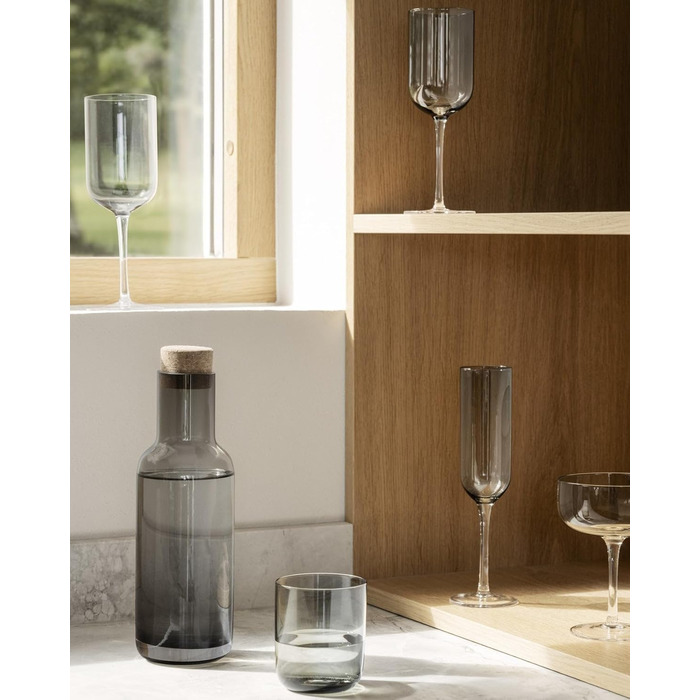 Набір келихів для шампанського 0,22 л, 4 предмети, кавовий Fuumi Blomus