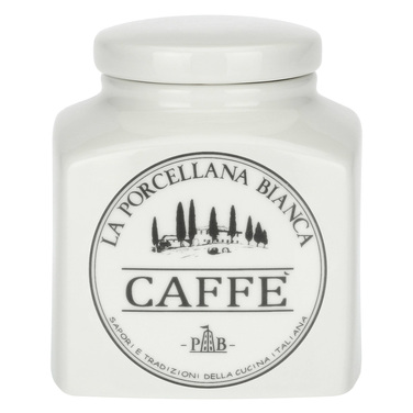 Банка для кофе фарфор 1,1 л La Porcellana Bianca