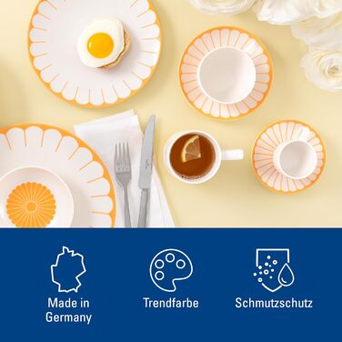 Блюдце до чашки для еспресо 11,7 см, помаранчевий Fleur Villeroy & Boch