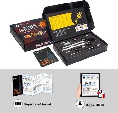 Шприц для маринада с 3 иглами 60 мл Ofargo