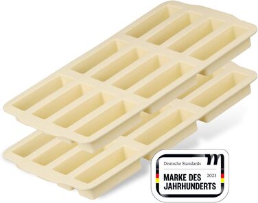 Форма для випічки мюслі Zenker - силіконова форма для випікання 12 батончиків - форма для мюслі з силікону з антипригарними властивостями - жаростійка форма для батончиків мюслі, яку можна мити в посудомийній машині