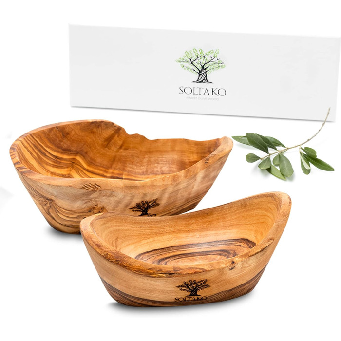 Високоякісні сільські миски для закусок з оливкового дерева, декоративна миска, миска з натурального дерева, віша для ключів, миска для ювелірних виробів, миска з оливкового дерева, миска для занурення, ручна робота. Приблизно 14 см, висота 4,5 см