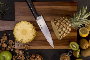 Tefal Набір ножів Ice Force, 5 пр., з дерев'яною колодкою, нержавіюча сталь, плаcтик, чорний