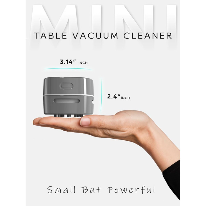 Міні-пилосос бездротовий сірий IGOKOTI