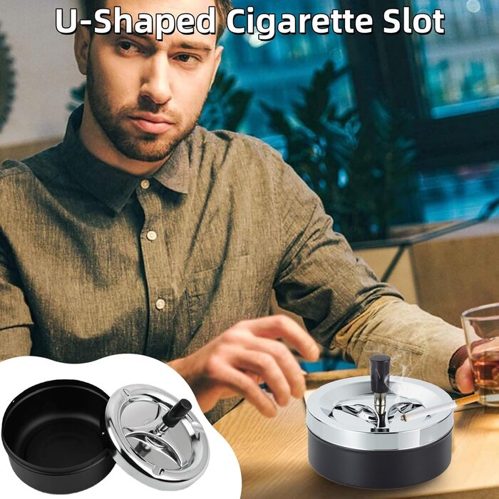 Обертова попільничка для сигарет Liekadijiae