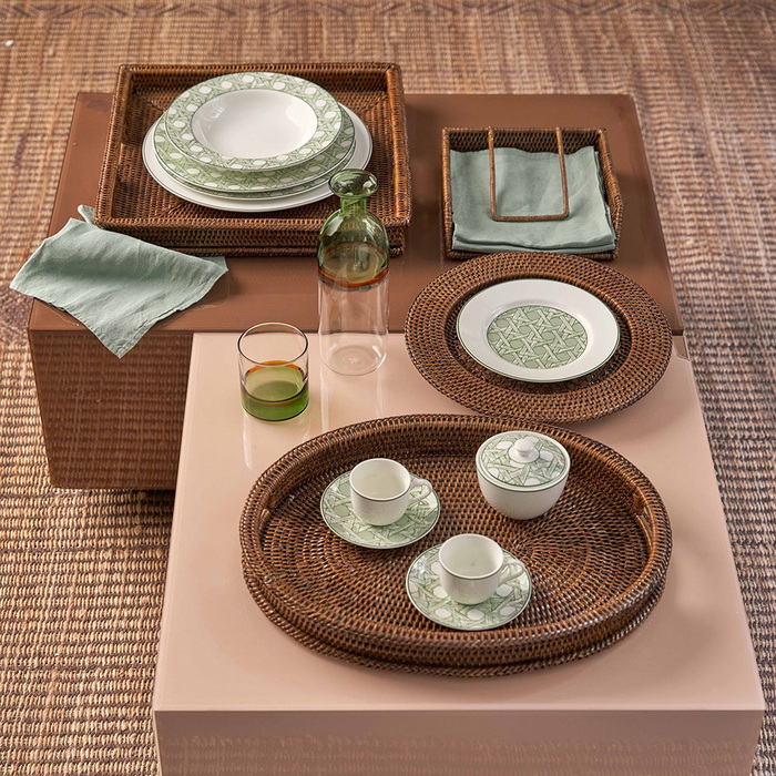 Тарелка суповая La Porcellana Bianca INTRIGO, фарфор, диам. 23,5 см