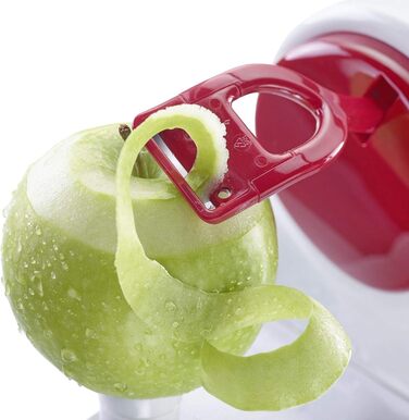 Очищувач/різак/серцевина Westmark з присоскою, 30,5 x 10,5 x 13 см, нержавіюча сталь/алюміній, Apple Dream, зелений/сріблястий, 11442260 (пластик з ніжкою)